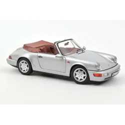 NOREV 187330 1:18 Porsche 911 Carrera 2 Cabriolet 1990 Silver