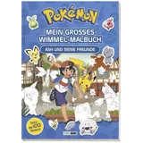 Panini Pokémon: Mein großes Wimmel-Malbuch - Ash und seine Freunde