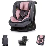 Chipolino Kindersitz i-Size Aviato (40-150 cm) Gruppe 0/1/2/3, verstellbar rosa