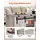Vevor Lift Top Couchtisch Eiche 100 x 0 x 0 cm