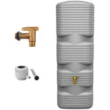 4rain Quadro Wandtank 170 l betongrau