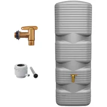 4rain Quadro Wandtank 170 l betongrau