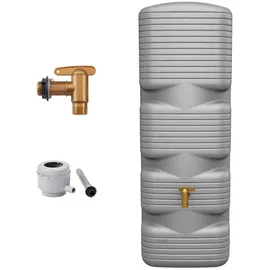 4rain Quadro Wandtank 170 l betongrau