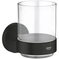 GROHE Start Glas mit Halter, Accessoires, matt schwarz