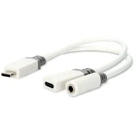 Nedis USB-CTM Adapter | USB 2.0 | USB-CTM Stecker USB-CTM Buchse / 3.5 mm Buchse | 0.10 m Rund | PVC | Box