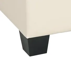 Mendler Modular Sessel ohne Armlehnen, Mittelteil Lyon, Kunstleder ~ creme