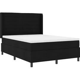 vidaXL Boxspringbett 160 x 200 cm Schwarz