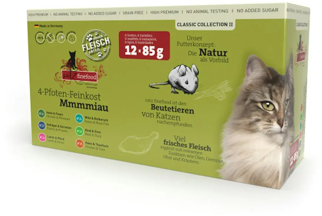 catz finefood Collection II No.15-25 12 x 85g Multipack Katzennassfutter