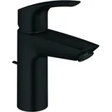 Grohe Eurosmart S-Size mit Ablaufgarnitur, Ausladung 109 mm, mit Zugstange, matte black - 332652433