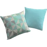ADAM Audio Kissenbezug Bio Bel 40 x 40 cm Blau