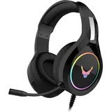 COFI Varr Gaming RGB Over-Ear Kopfhörer Gaming-Headset HI-FI Stereo Mikrofon VH6060 Schwarz