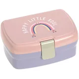 Lässig Kinder Lunchbox Brotdose mit herausnehmbarer Unterteilung, BPA-frei/Rainbow