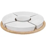 SECRET DE GOURMET Secret de Gourmet, - Rundes Bambus-Aperitif-Set 6St (1 x)