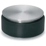 BLOMUS -STOP- Türstopper aus Edelstahl, 1 KG schwere Ausführung, gummiert für jeden Untergrund, Türpuffer, hochwertige Verarbeitung (H / B / T: 4,5 x 9 x 9 cm, Edelstahl,