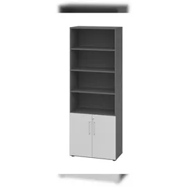 Hammerbacher Aktenschrank 6OH 39,5 x 12,5 x 39,5 grau