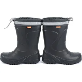 DEMAR demar. Kinder Gummistiefel Winterstiefel Regenstiefel Kinderstiefel gefüttert GRAU Größe 24/25 - Grau - 24,5