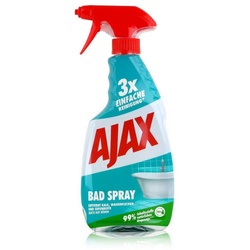 AJAX Ajax Bad Spray Badreiniger 500ml – Entfernt Kalk & Seifenreste (1er Pa Badreiniger