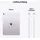 Apple iPad Air 13" (6. Generation 2024) 128 GB Wi-Fi violett