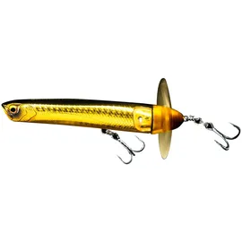 Savage Gear Kunstköder, Savage Gear Prop Walker 10cm 21g - Hybrid Prop Bait & Bleistift Popper für Bass, Pike, Musky & More, Weitwurf Weight Transfer, Salzwasser & Süßwasser Angelköder Schwarz 10 cm