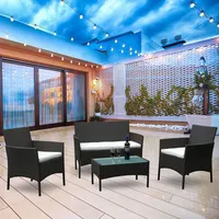 Gartenmöbel ,Rattanmöbel Polyrattan Lounge Gartenmöbel-Sets Ihr Wert Sitzgruppe Grau Sofa Essgruppe Rattan Set Garten Sitzgarnitur braun - Braun