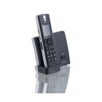 Humantechnik FreeTel III Schnurloses Bluetooth-Telefon mit optimierter induktiver Hörtechnologie, Schwarz