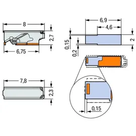 WAGO GmbH &amp; Co. KG SMD-Leiterplattenklemme 2065-101/998-403