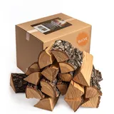 Rin & Rut Kaminholz Buche 30 cm – ofenfertiges Brennholz im 19,5 L Netz