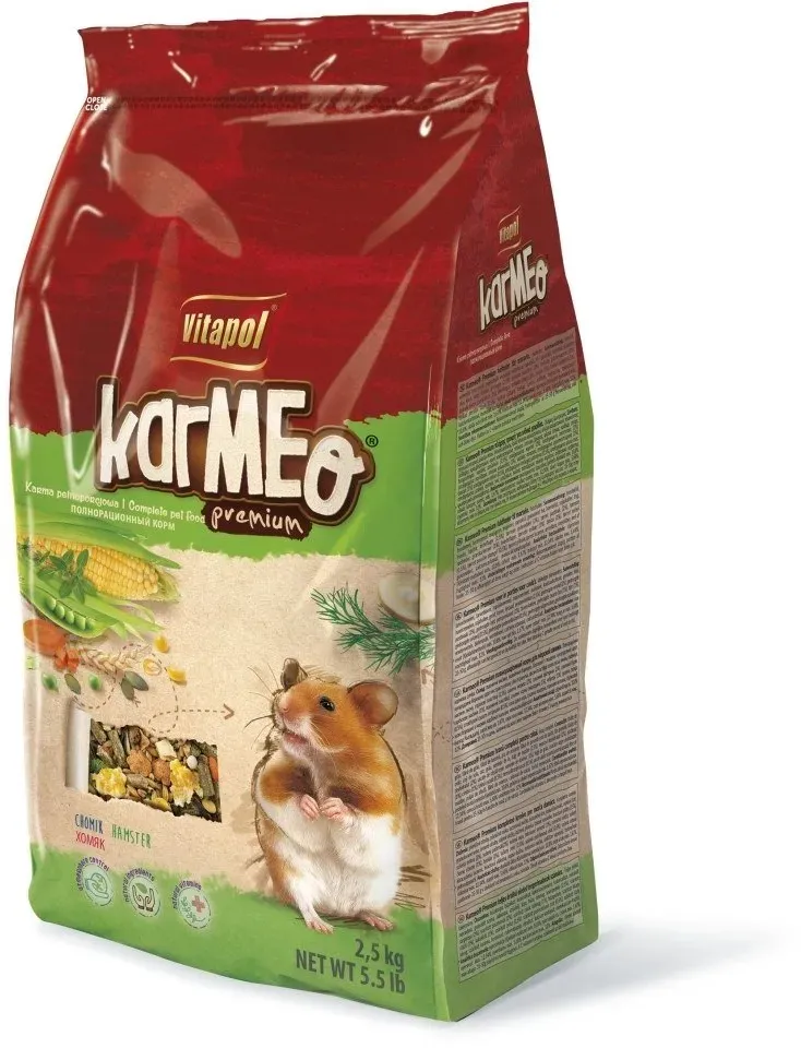 VITAPOL Karmeo Premium-Alleinfuttermittel für Hamster 2,5 kg