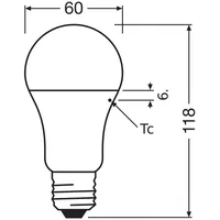 Osram Ledvance LED Star Classic A 75 10W/840 E27