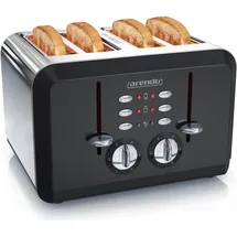 Arendo 4-Scheiben-Toaster schwarz