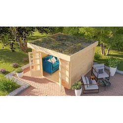 Gartenhaus KARIBU ""Luma 3"", beige (naturbelassen), Holz, Gartenhäuser, naturbelassen oder anthrazit