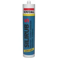 SOUDAL Sanitärsilikon Silirub S transp.300ml Kartusche SOUDAL