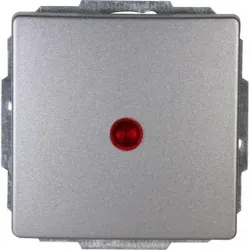 Kopp 601697083 VENEDIG - Kontrollschalter, Farbe: platin