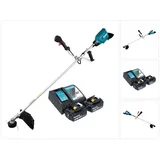 Makita DUR 369 ARG2 Akku Freischneider 36 V ( 2x 18 V ) 43 cm Brushless + 2x Akku 6,0 Ah + Ladegerät