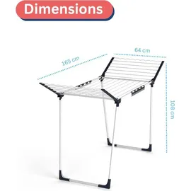 wasophoogte StableDry 20 m blau/weiß