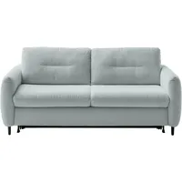 2-Sitzer HOME AFFAIRE "Clevina, Schlafsofa mit Kaltschaummatratze, Breite 176 cm", sage, B:176cm H:84cm T:102cm, 100% Polyester, Sofas, Sofa & Bett in einem – kinderleicht ausklappbar & freistellbar im Raum