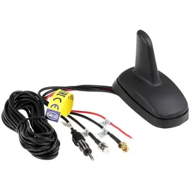 Alca alca® Fin-Antenne, AM/FM GPS schwarz matt Radio Navigation