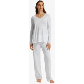 Hanro Pyjama Cotton Silk Weiß M