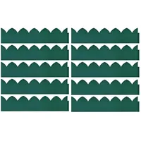 vidaXL Rasenkante 65 x 15 cm 10 Stück Grün