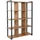 Die Möbelfundgrube Bücherregal 107 x 145 x 39 cm Anthrazit