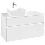 Villeroy & Boch Collaro Waschtischunterschrank | für Aufsatzbecken links | Breite 1000 mm##Für Collaro (560 x mm) Ohne .. C03900DH