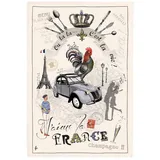 Winkler Torchon France Panorama Design Emblématique Français - Winkler
