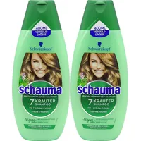 Schauma, 7-Kräuter-Shampoo, 2x400 ml
