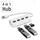 Hama USB-Hub 4 Ports USB 2.0 Weiß