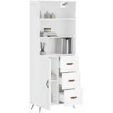 vidaXL Highboard 69,5 x 180 x 34 cm Weiß
