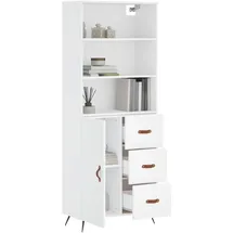 vidaXL Highboard 69,5 x 180 x 34 cm Weiß
