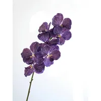 TVIVID Künstliche Vanda-Orchidee, fühlt sich echt an, künstliche Orchidee, Folral-Arrangement, realistische dekorative Vanda-Blume