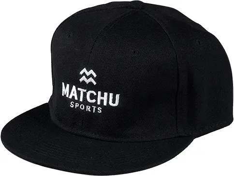 Matchu Sports Snapback Cap Schwarz - Schwarz - Baumwolle