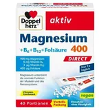 Doppelherz Aktiv Magnesium 400 Direct + B6 + B12 + Folsäure Pellets 40 St.