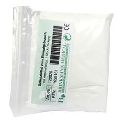 Einmal Schutzkittel mit ärmel